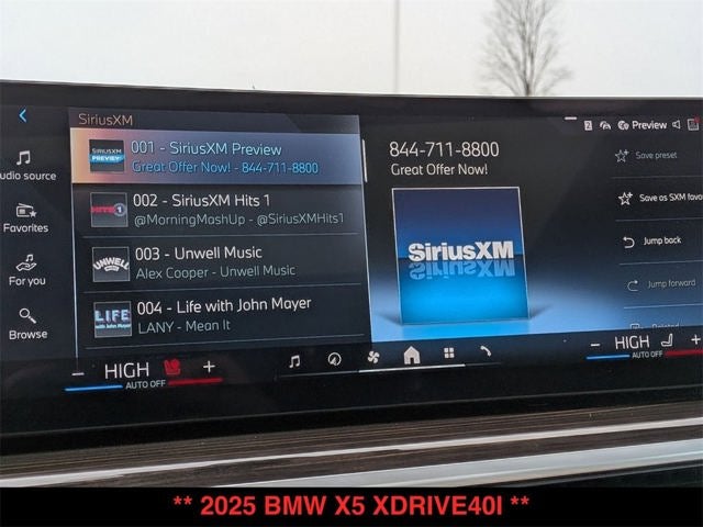 2025 BMW X5 xDrive40i