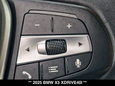 2025 BMW X5 xDrive40i