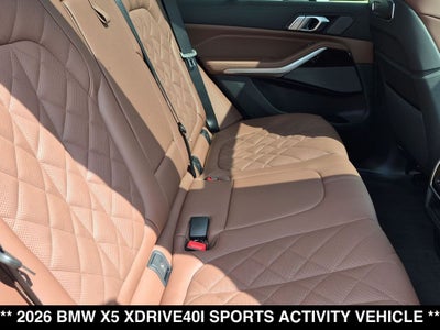 2026 BMW X5 xDrive40i