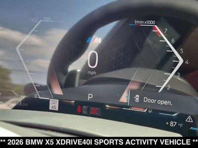 2026 BMW X5 xDrive40i