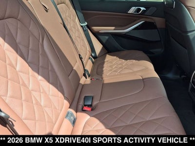 2026 BMW X5 xDrive40i