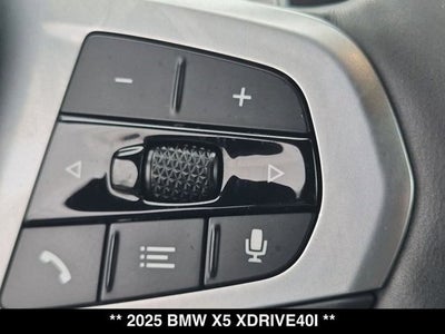 2025 BMW X5 xDrive40i