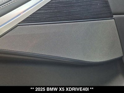 2025 BMW X5 xDrive40i M Sport Package