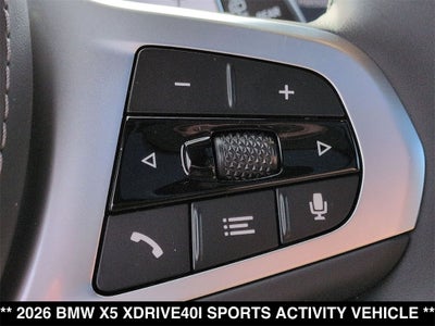 2026 BMW X5 xDrive40i