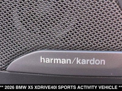 2026 BMW X5 xDrive40i