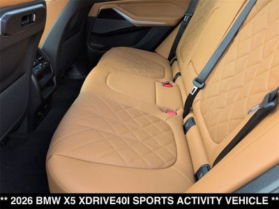 2026 BMW X5 xDrive40i