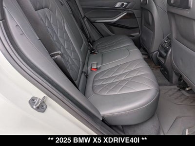 2025 BMW X5 xDrive40i