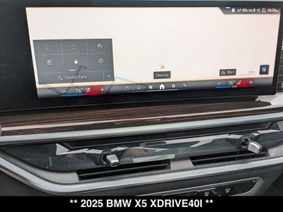 2025 BMW X5 xDrive40i