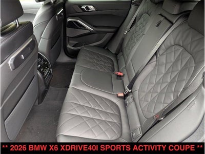 2026 BMW X6 xDrive40i