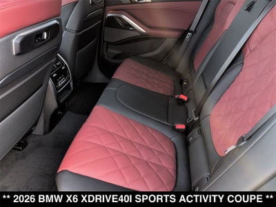 2026 BMW X6 xDrive40i