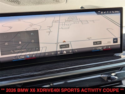 2026 BMW X6 xDrive40i