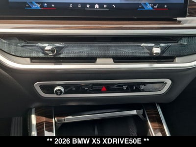2026 BMW X5 xDrive50e