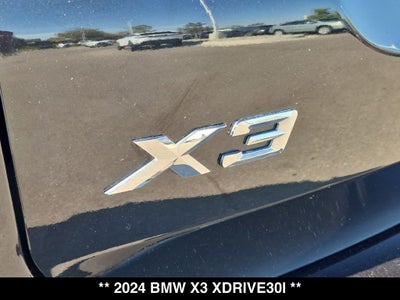 2024 BMW X3 xDrive30i M Sport