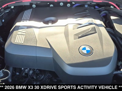2026 BMW X3 30 xDrive