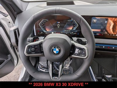 2026 BMW X3 30 xDrive