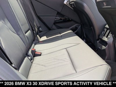 2026 BMW X3 30 xDrive