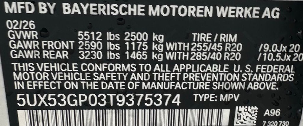 2026 BMW X3 30 xDrive