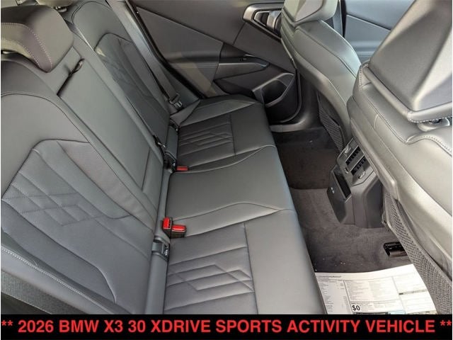 2026 BMW X3 30 xDrive