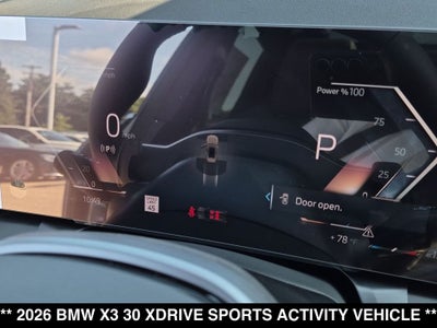 2026 BMW X3 30 xDrive