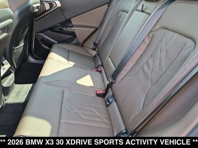 2026 BMW X3 30 xDrive