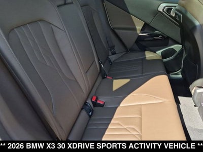 2026 BMW X3 30 xDrive