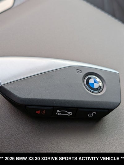 2026 BMW X3 30 xDrive