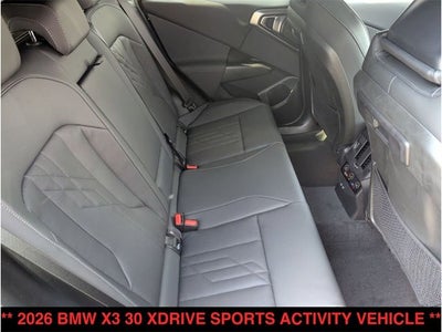 2026 BMW X3 30 xDrive