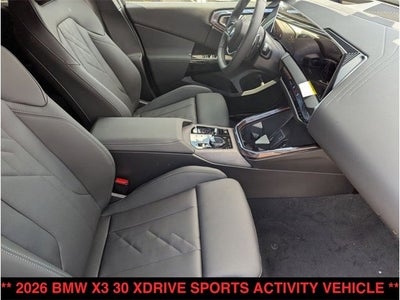 2026 BMW X3 30 xDrive