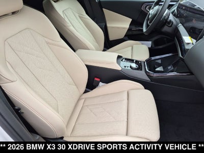 2026 BMW X3 30 xDrive