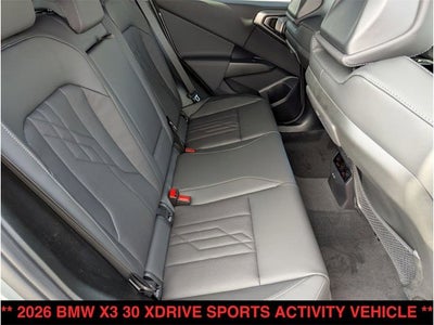 2026 BMW X3 30 xDrive