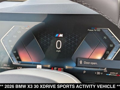 2026 BMW X3 30 xDrive