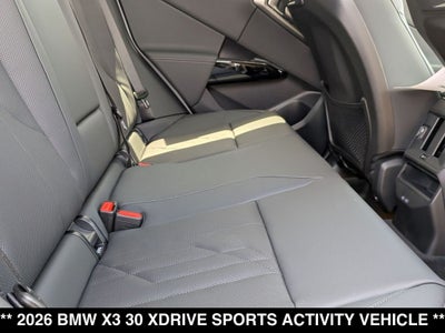 2026 BMW X3 30 xDrive