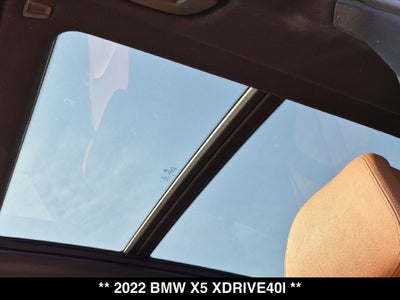 2022 BMW X5 xDrive40i M Sport