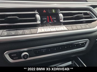 2022 BMW X5 xDrive40i