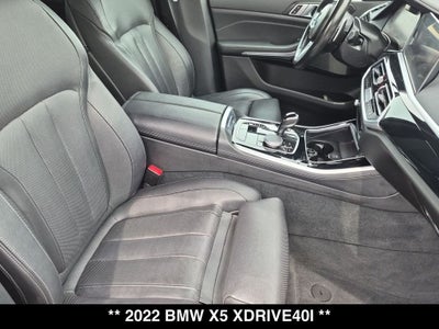 2022 BMW X5 xDrive40i