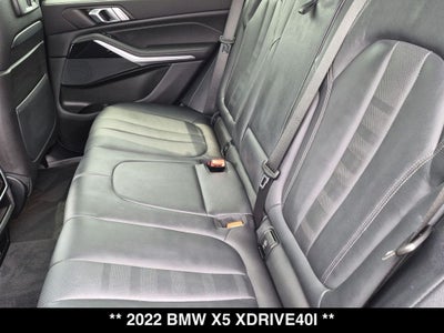 2022 BMW X5 xDrive40i