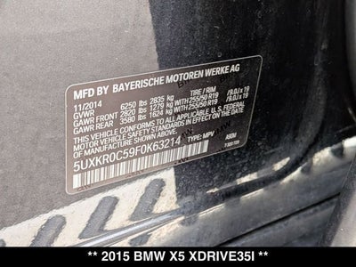 2015 BMW X5 xDrive35i