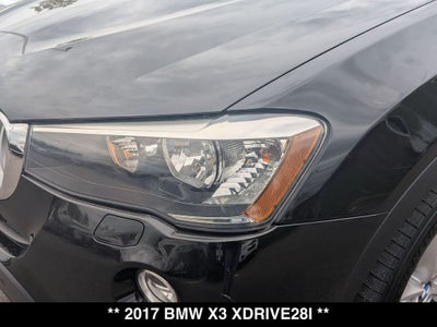 2017 BMW X3 xDrive28i