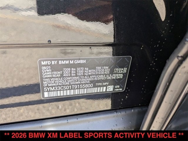 2026 BMW XM Label