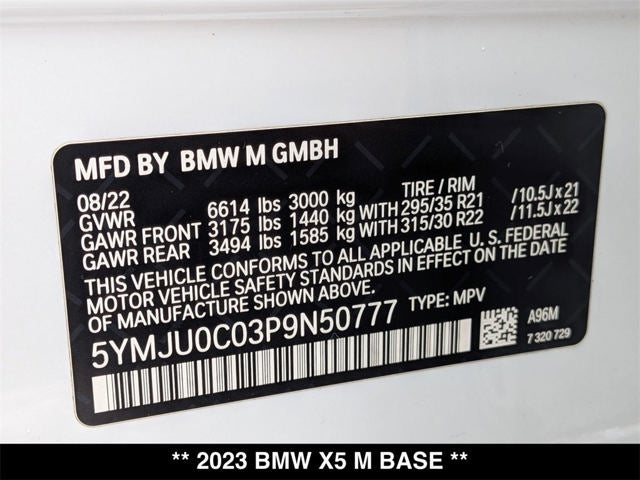 2023 BMW X5 Base