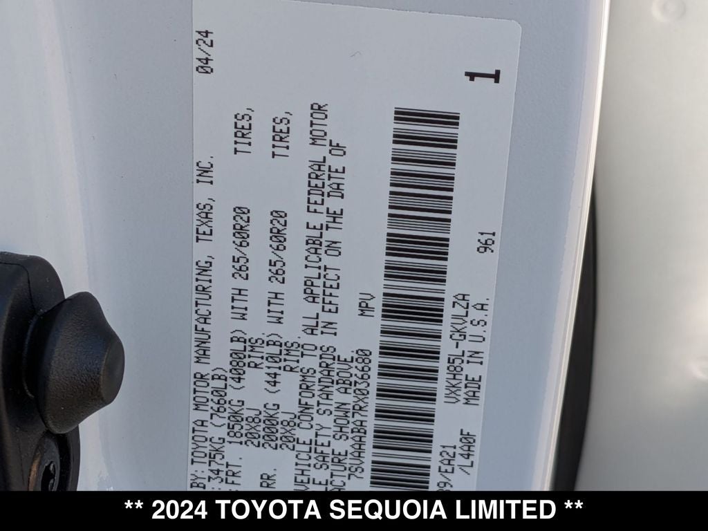 2024 Toyota Sequoia Limited TRD