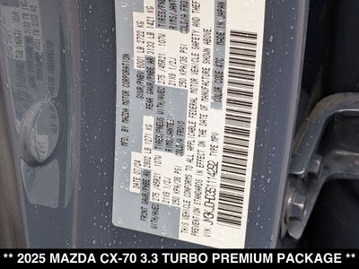 2025 Mazda Mazda CX-70 3.3 Turbo Premium