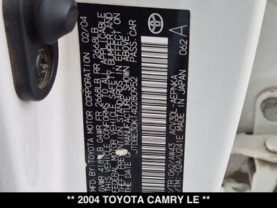 2004 Toyota Camry LE
