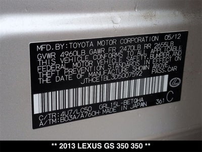 2013 Lexus GS 350