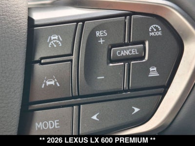 2026 Lexus LX 600 Premium