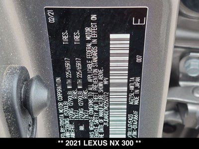 2021 Lexus NX 300 Base