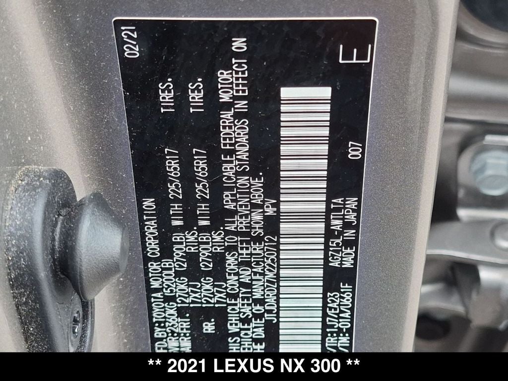 2021 Lexus NX 300 Base
