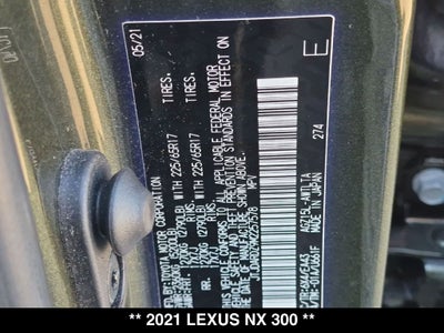 2021 Lexus NX 300 Base