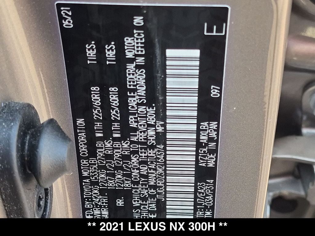 2021 Lexus NX 300h