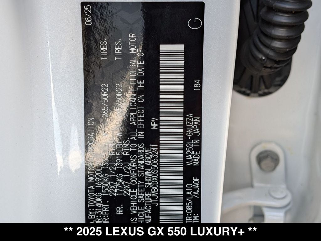 2025 Lexus GX 550 Luxury+